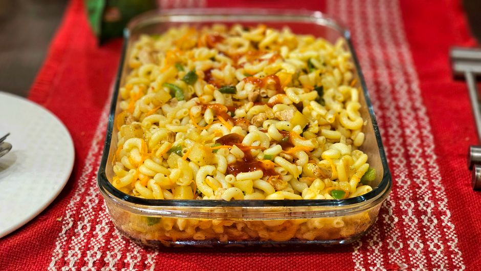 Gratin de pâtes façon mac and cheese au four